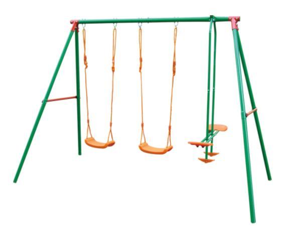 Outdoor Double Swing & Glider Set - Aussie Baby