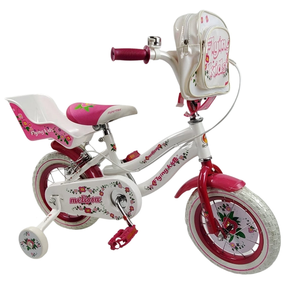 Supermax Kids Melissa 12 Inch Bike - White - Aussie Baby
