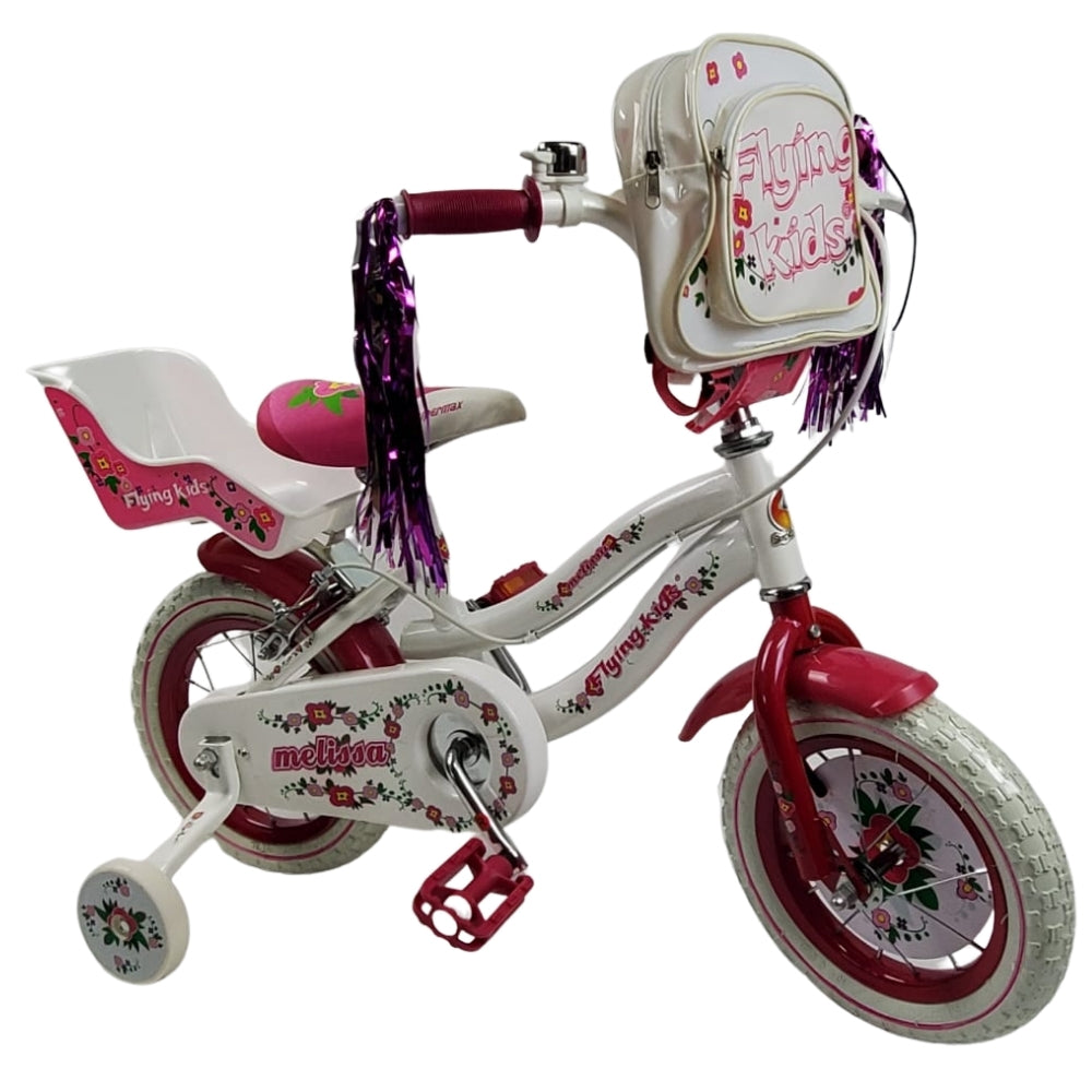 Supermax Kids Melissa 12 Inch Bike - White - Aussie Baby