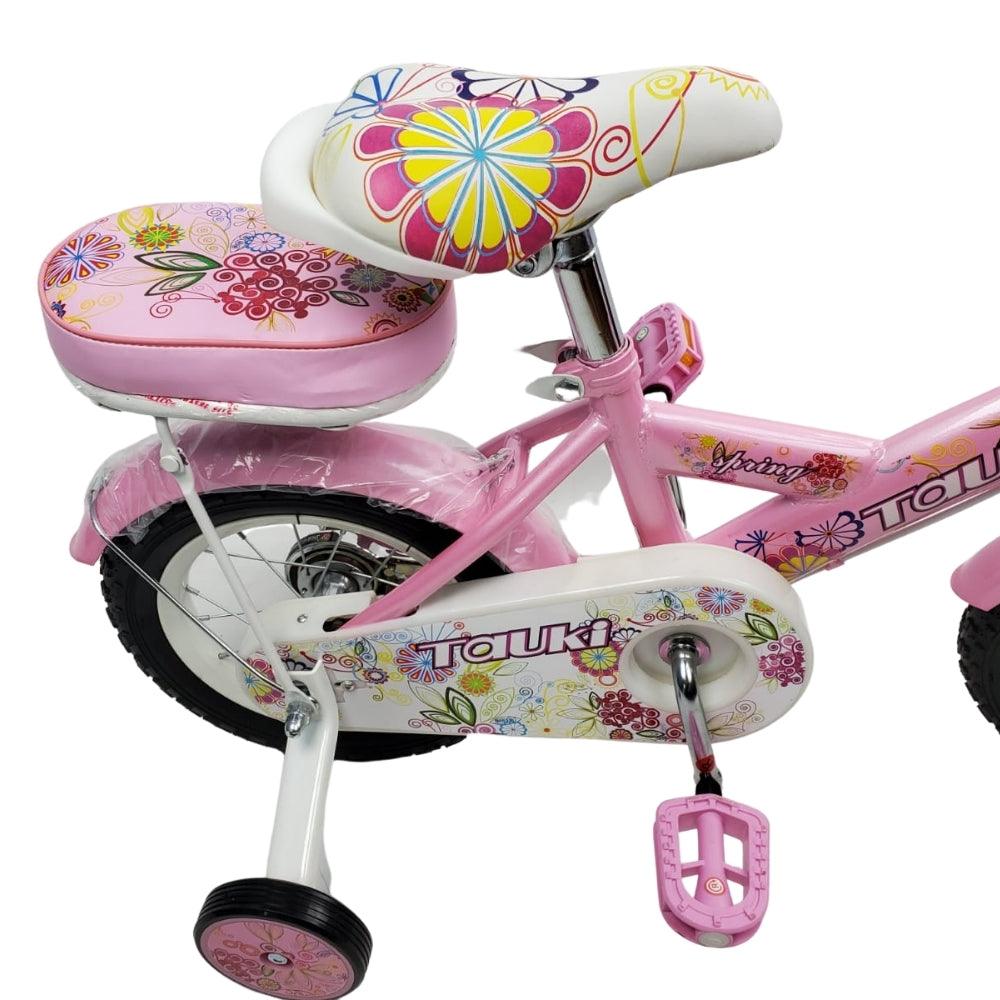 Supermax Kids Floral 12 Inch Bike - Pink - Aussie Baby