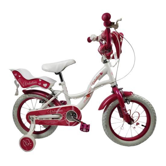 Supermax Pink Purple Valentina 14 Inch Girls Bike - Aussie Baby