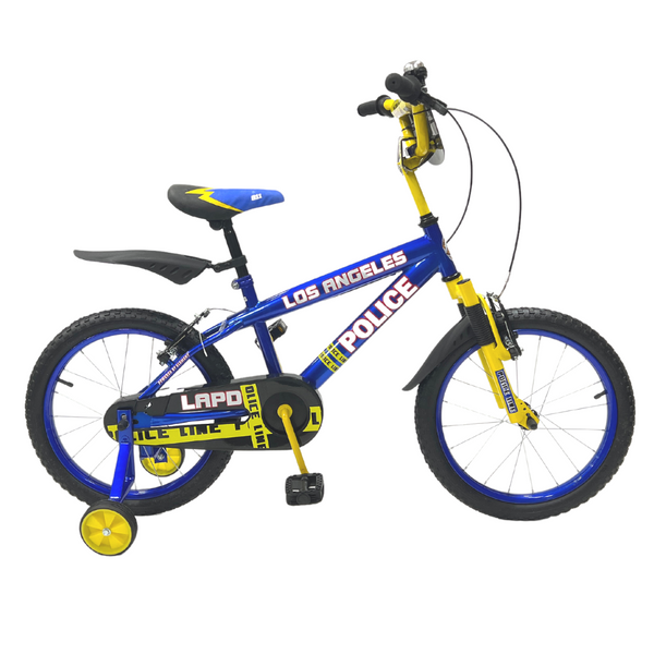 Supermax Police 18 Inch Kids Push Bike