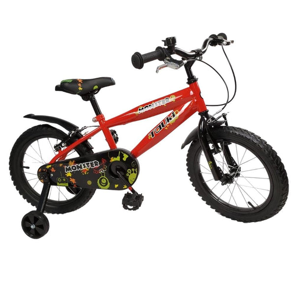 Supermax Monster 16 Inch Kids Push Bike - Red - Aussie Baby
