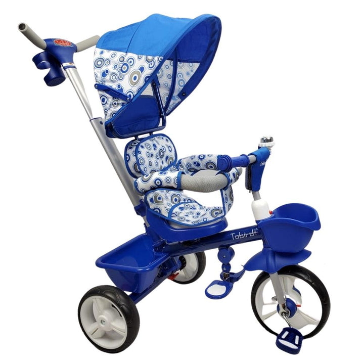 Kids Triangular Trike Canopy Plus - Blue - Aussie Baby