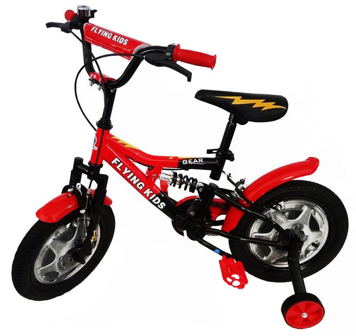 Super Max 14 inch Bike with suspension - Red - Aussie Baby
