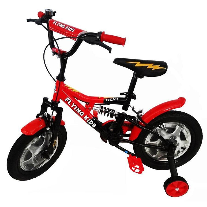 Super Max 14 inch Bike with suspension - Red - Aussie Baby