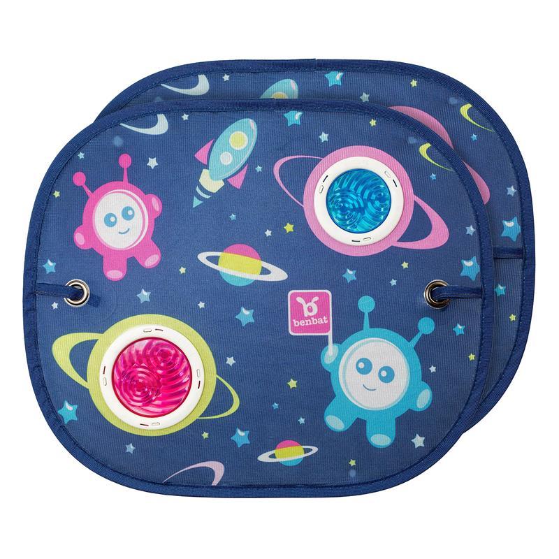 BenBat Space Collection Car Pop Open Sunshade Round (2 Pack) - Aussie Baby