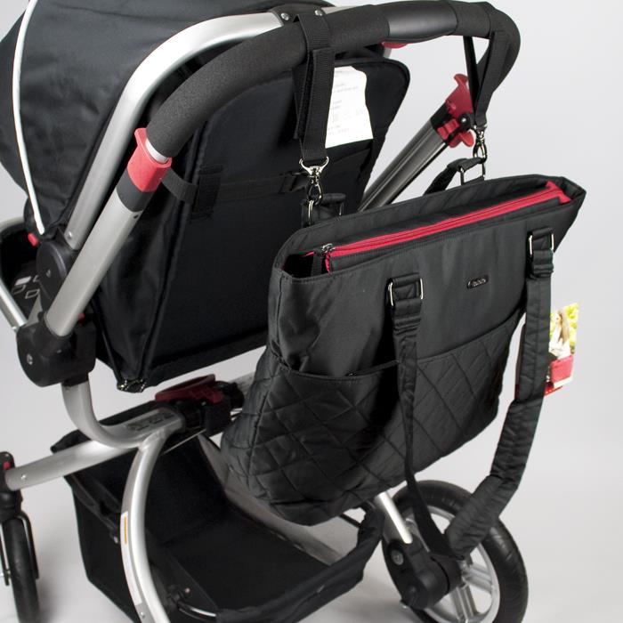 Bellotte Atelier Nappy Bag - Black Diamond - Aussie Baby