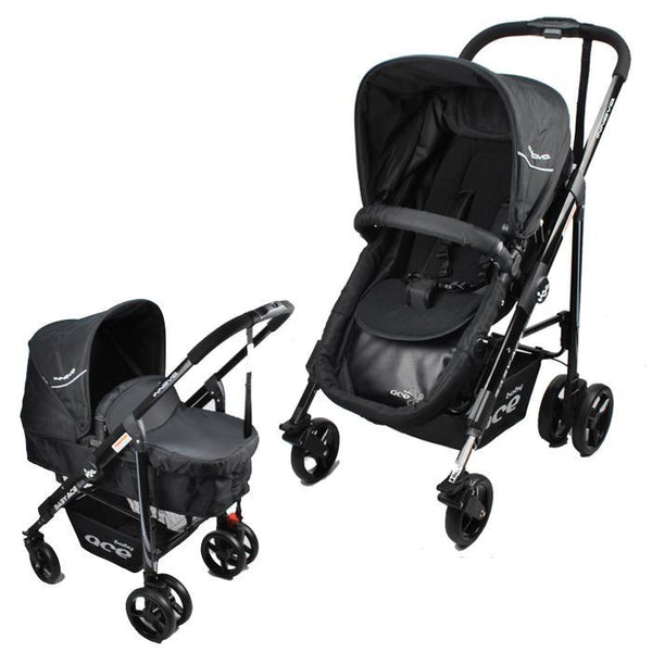 Baby Ace Innova Stroller - Black - Aussie Baby