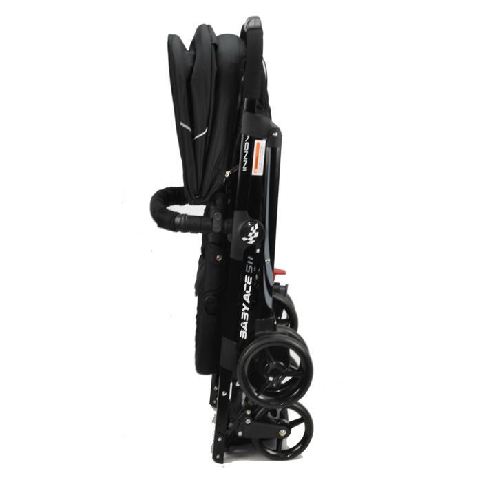 Baby Ace Innova Stroller - Black - Aussie Baby