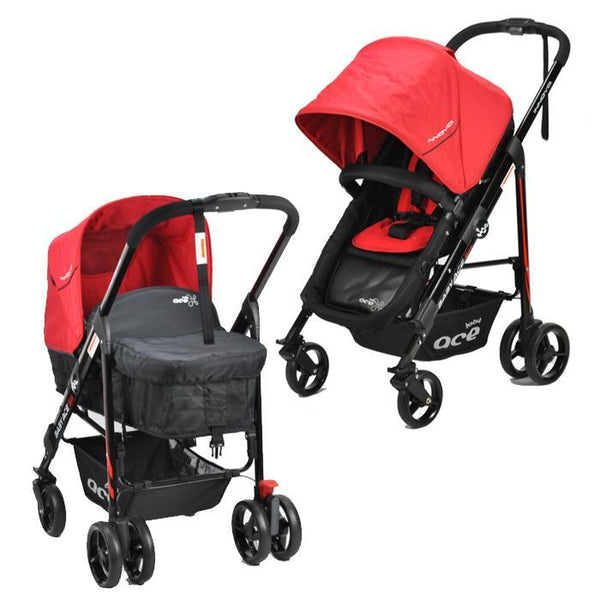 Baby Ace Innova Stroller - Red - Aussie Baby