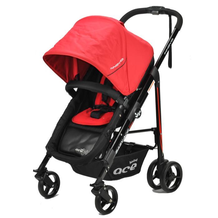 Baby Ace Innova Stroller - Red - Aussie Baby