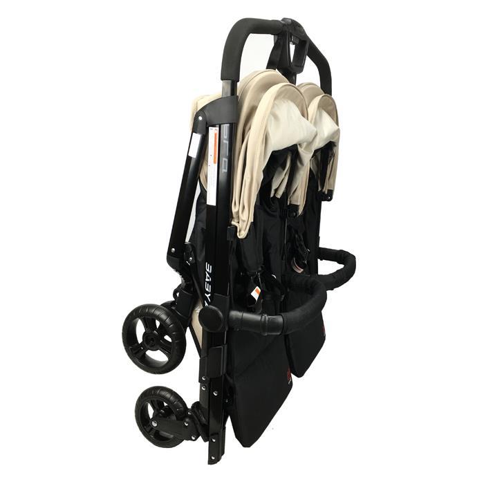 Baby Ace Libra Twin Stroller - Khahki - Aussie Baby