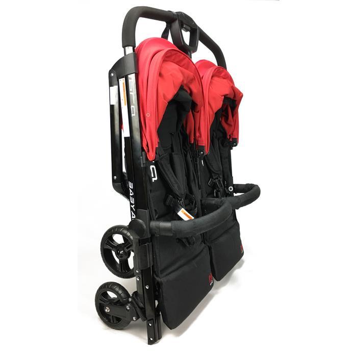 Baby Ace Libra Twin Stroller - Red - Aussie Baby