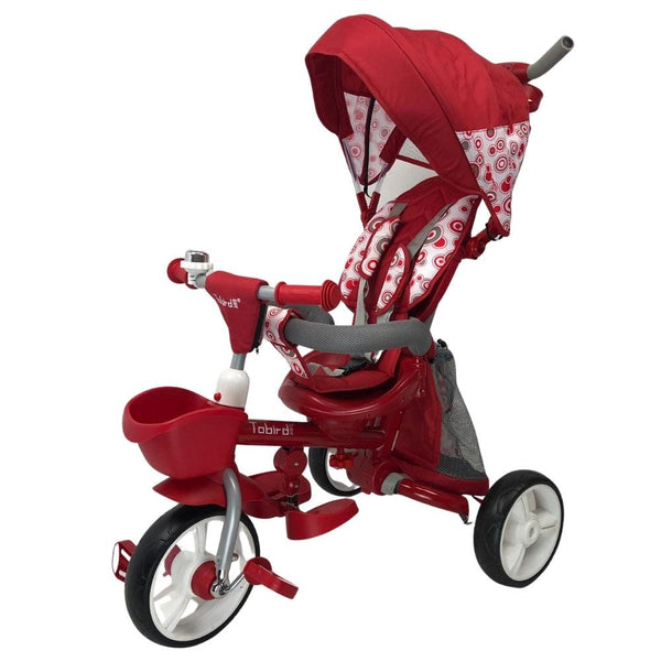 Deluxe Foldable Trike with Parent Control - Red - Aussie Baby