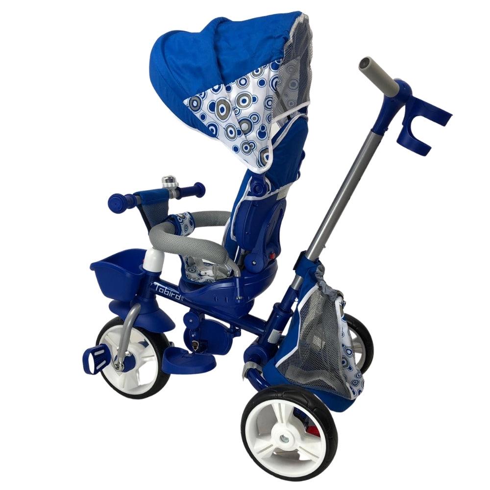 Deluxe Foldable Trike with Parent Control - Sky Blue - Aussie Baby