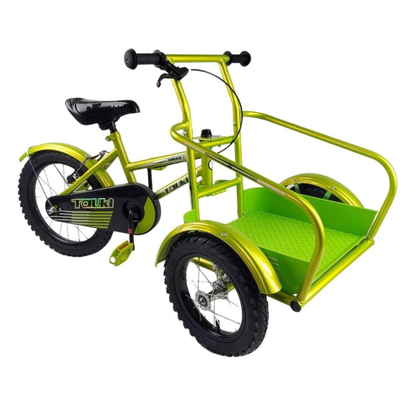 Tauki Kids Platform Cargo Tricycle 16 Inch Trike - Green - Aussie Baby