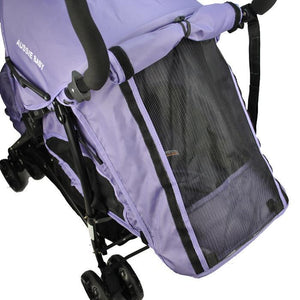 Aussie Baby Vitesse Deux Tandem Stroller - Purple - Aussie Baby