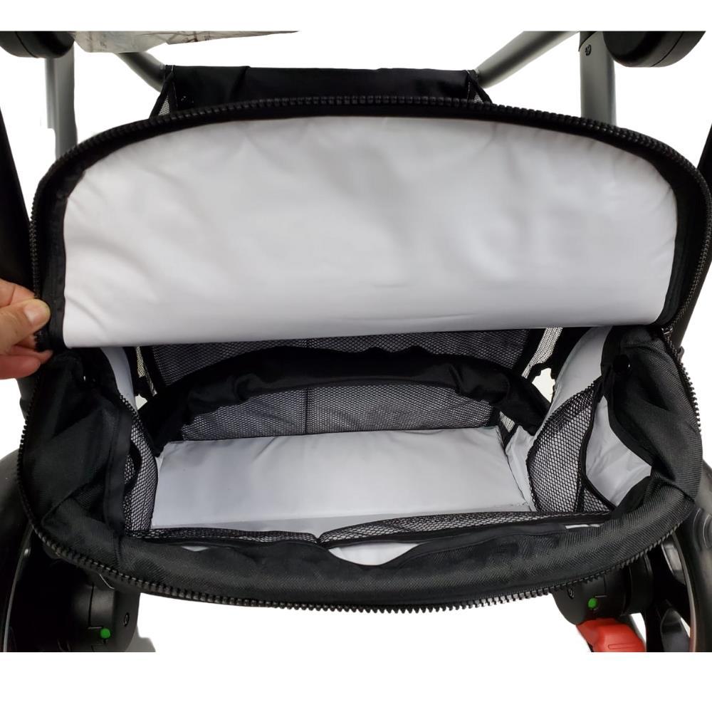 Aussie Baby Aya-Baby Tornado 4 Wheel Pram with Bassinet - Blue - Aussie Baby