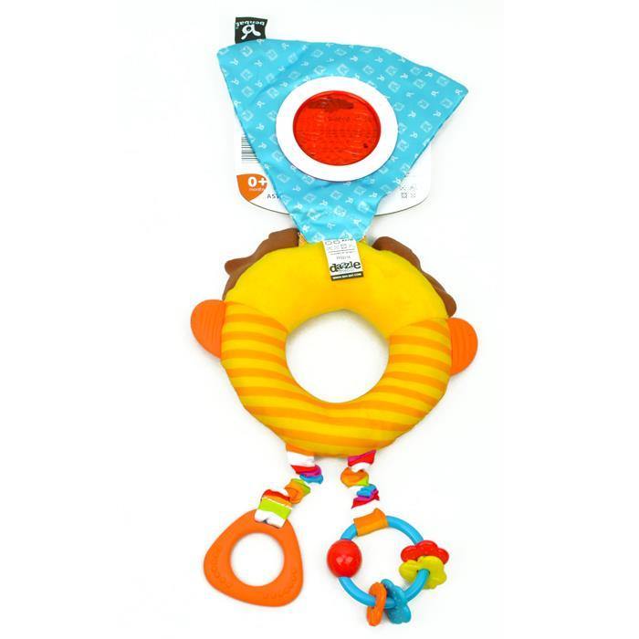 BenBat Dazzle Friends Clip On Travel Toy - Lion - Aussie Baby