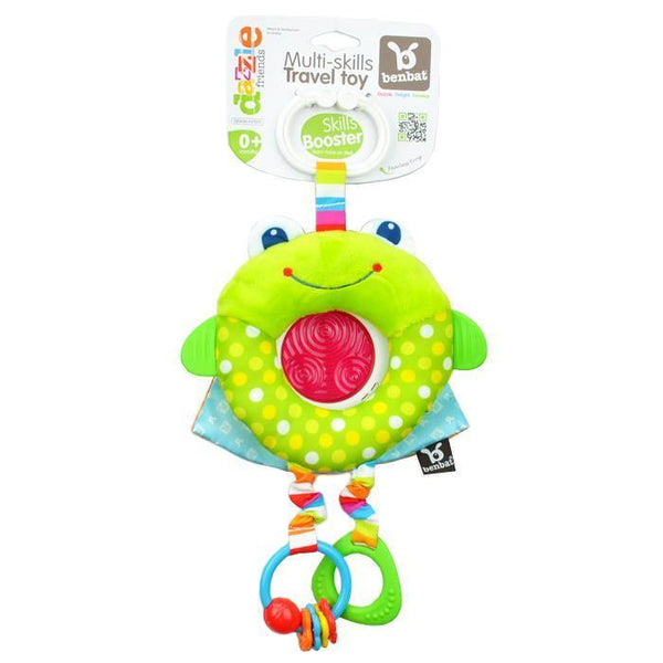 BenBat Dazzle Friends Clip On Travel Toy - Frog - Aussie Baby