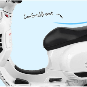 Vespa Licensed GTS 6V Ride On Motorbike - White - Aussie Baby