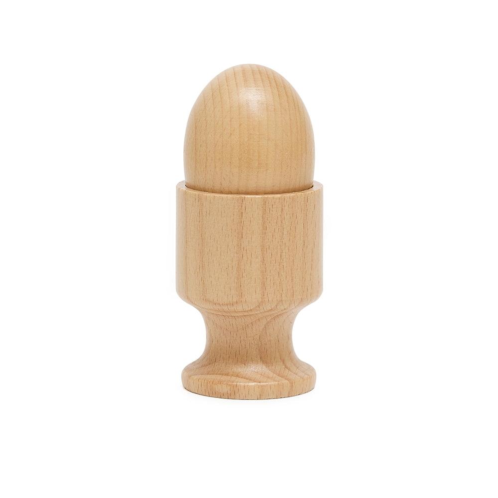 Wooden Object Fitting Exercise Ball Egg and Cup - Aussie Baby