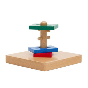 Wooden Twist & Sort Stacking Toy - Aussie Baby