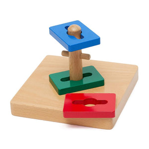 Wooden Twist & Sort Stacking Toy - Aussie Baby