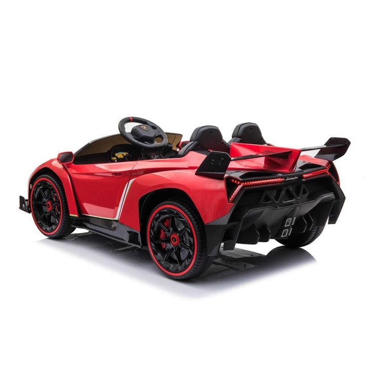 Licensed Lamborghini Veneno Battery Powered Ride On Car - Red - Aussie Baby