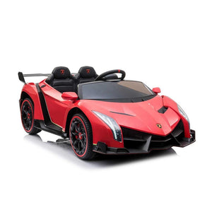 Licensed Lamborghini Veneno Battery Powered Ride On Car - Red - Aussie Baby