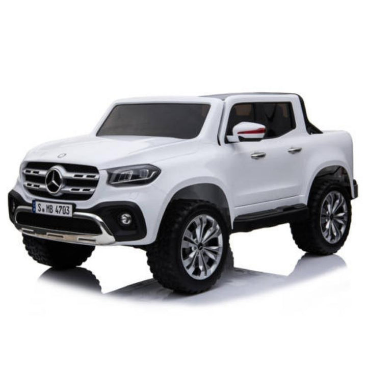 Mercedes-Benz X-Class Ute, 4x4 4WD Electric Ride On Toy - White - Aussie Baby