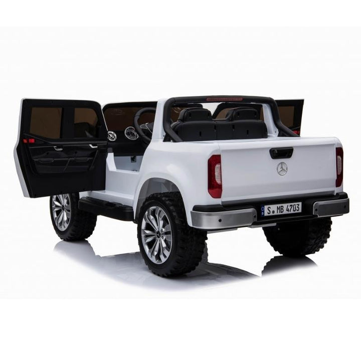 Mercedes-Benz X-Class Ute, 4x4 4WD Electric Ride On Toy - White - Aussie Baby