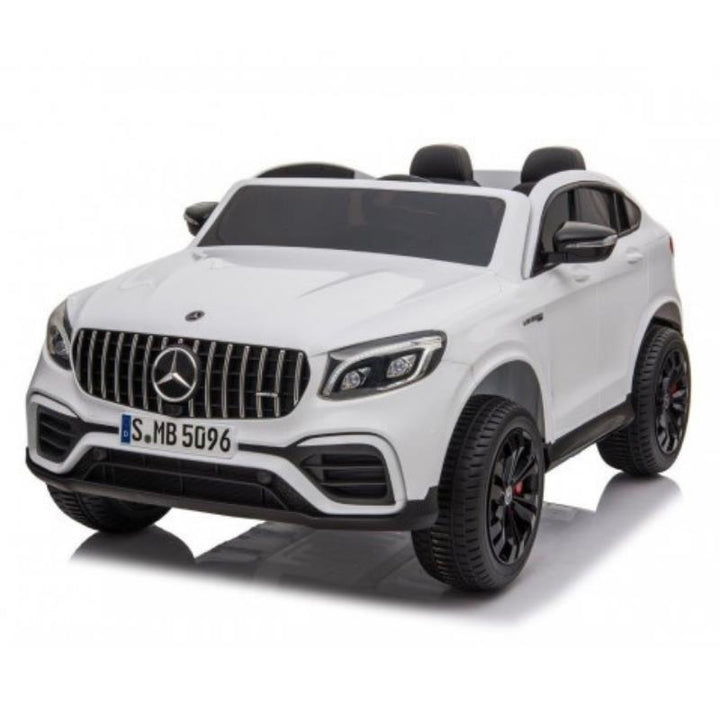Kids 2 Seater Mercedes-Benz AMG GLC63S 24V Children’s Ride On SUV - White - Aussie Baby