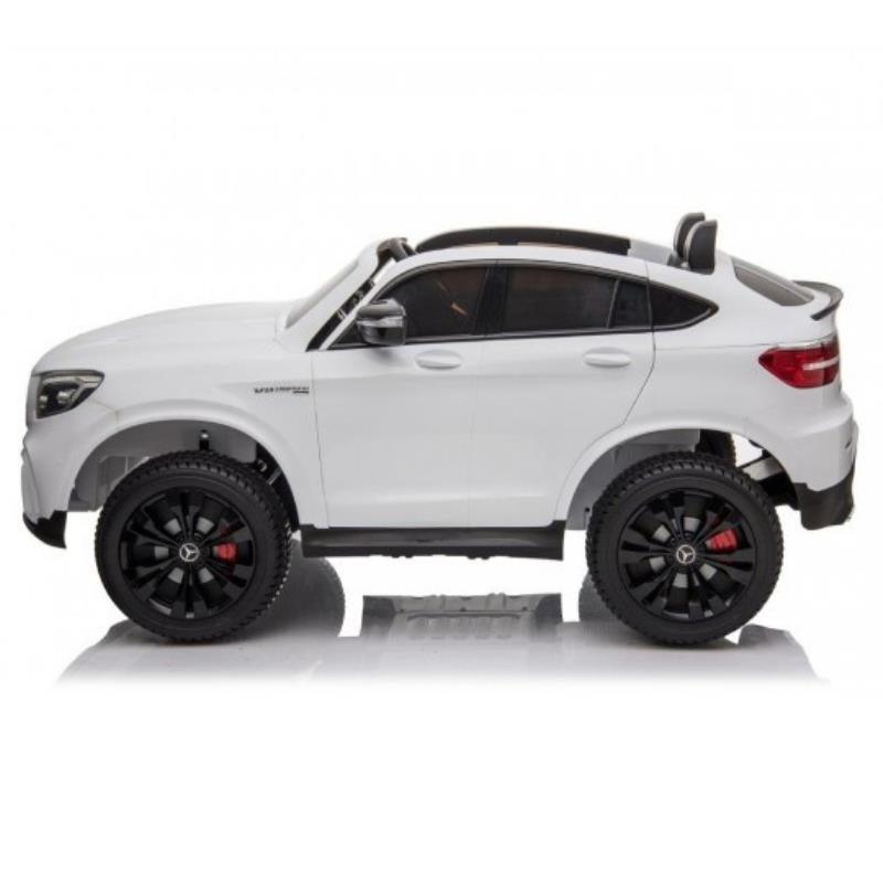 Kids 2 Seater Mercedes-Benz AMG GLC63S 24V Children’s Ride On SUV - White - Aussie Baby