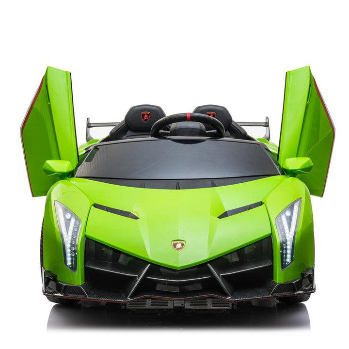 Licensed Lamborghini Veneno Battery Powered Ride On Car - Green - Aussie Baby