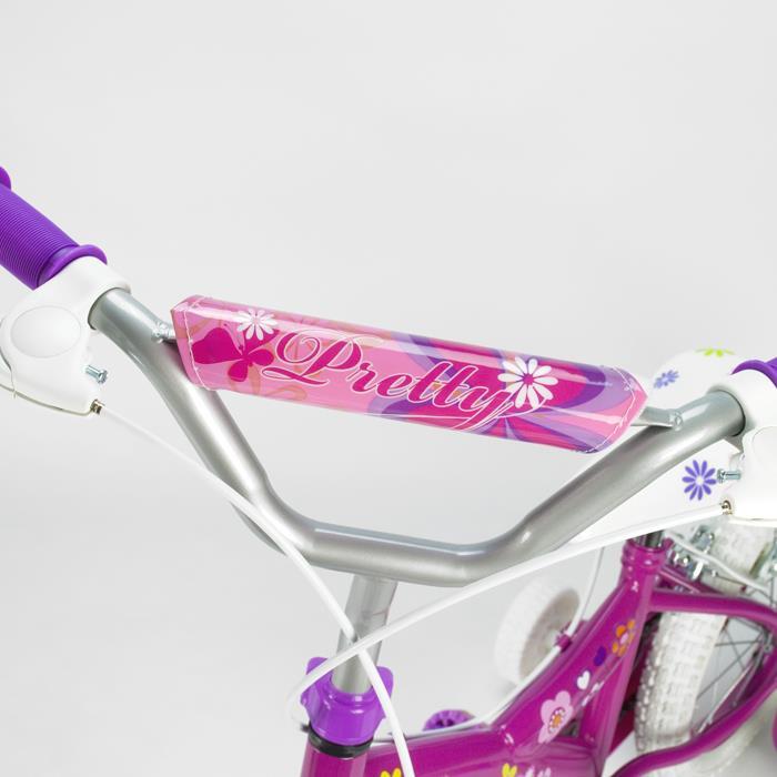 14 inch 34cm Girl Deluxe Bicycle Pink Bike with Training Wheels - Aussie Baby