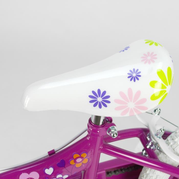 14 inch 34cm Girl Deluxe Bicycle Pink Bike with Training Wheels - Aussie Baby