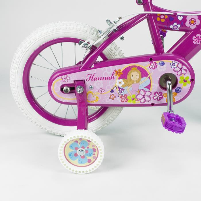 14 inch 34cm Girl Deluxe Bicycle Pink Bike with Training Wheels - Aussie Baby