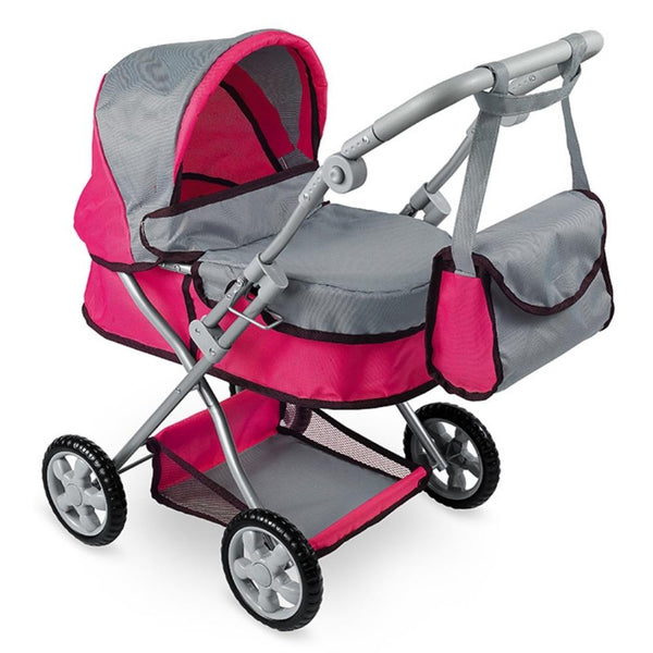 Aussie Baby Classic Premium Doll Pram - Grey