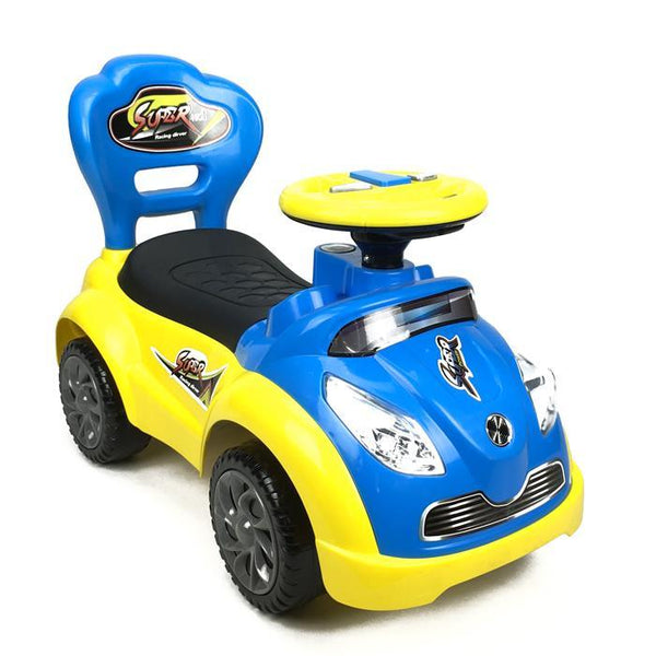 Kids Super Racing Ride On Toy Car - Blue - Aussie Baby