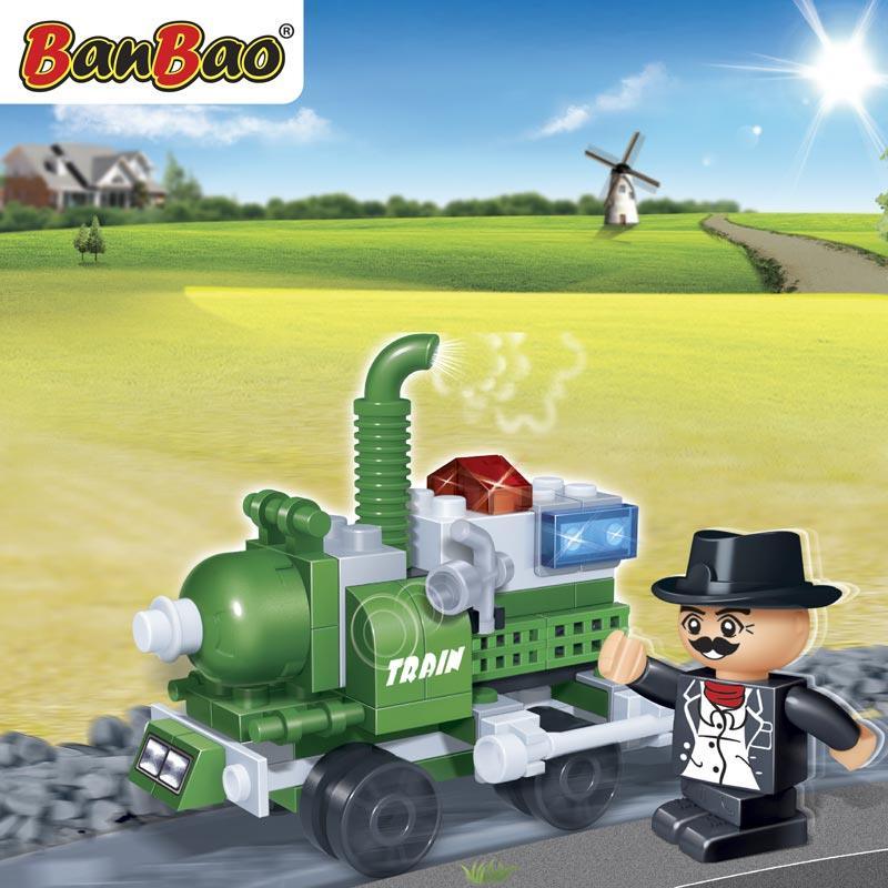 BanBao Mini Set Starter Pack - City Transport - Locomotive Train 8042 - Aussie Baby