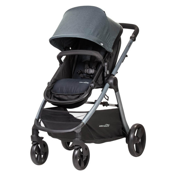 Safe-n-Sound Cosy Plus 4 in 1 Travel System Stroller BLACK MELANGE - Aussie Baby