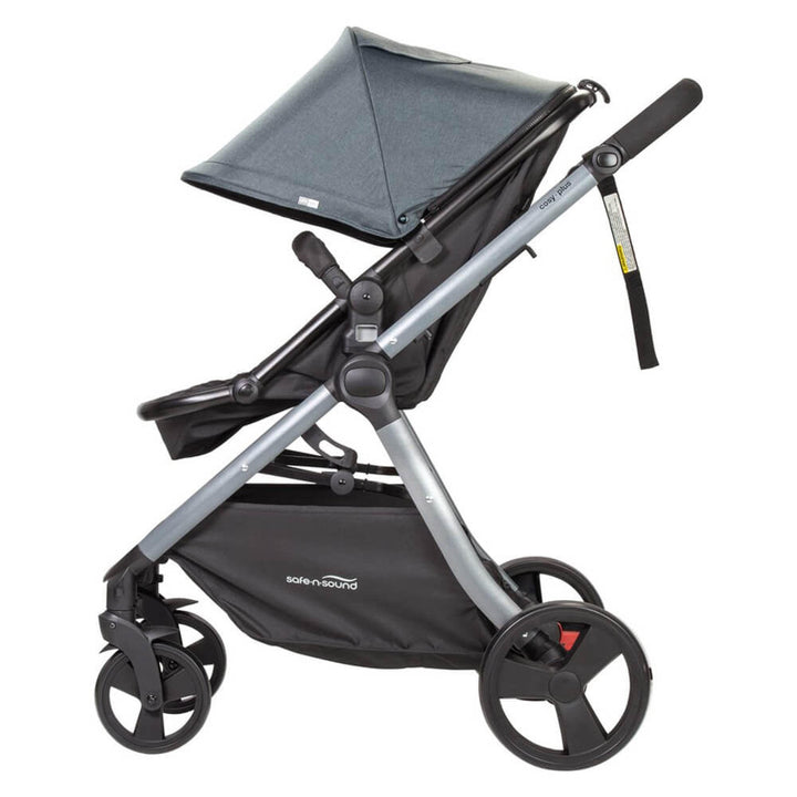 Safe-n-Sound Cosy Plus 4 in 1 Travel System Stroller BLACK MELANGE - Aussie Baby