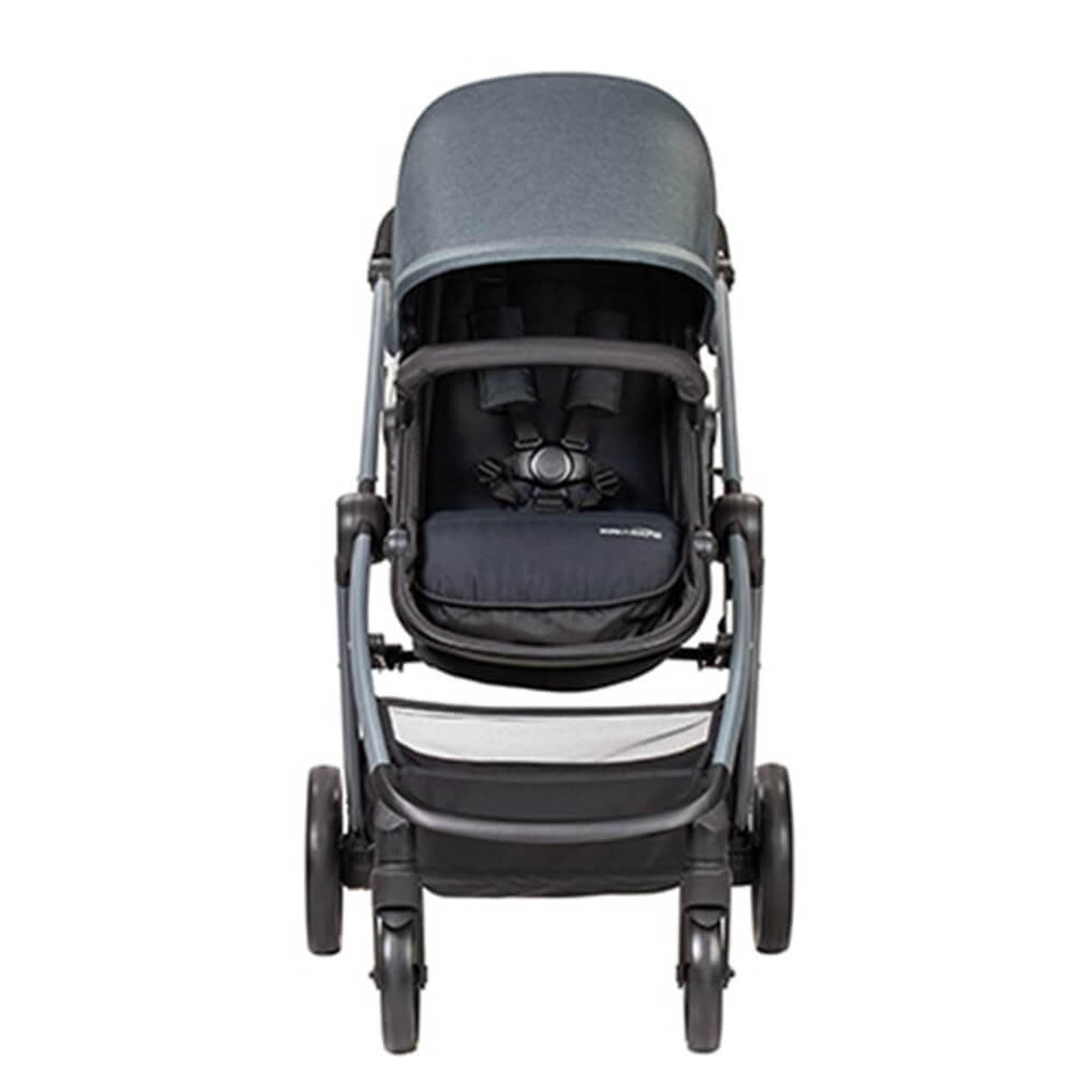 Safe-n-Sound Cosy Plus 4 in 1 Travel System Stroller BLACK MELANGE - Aussie Baby