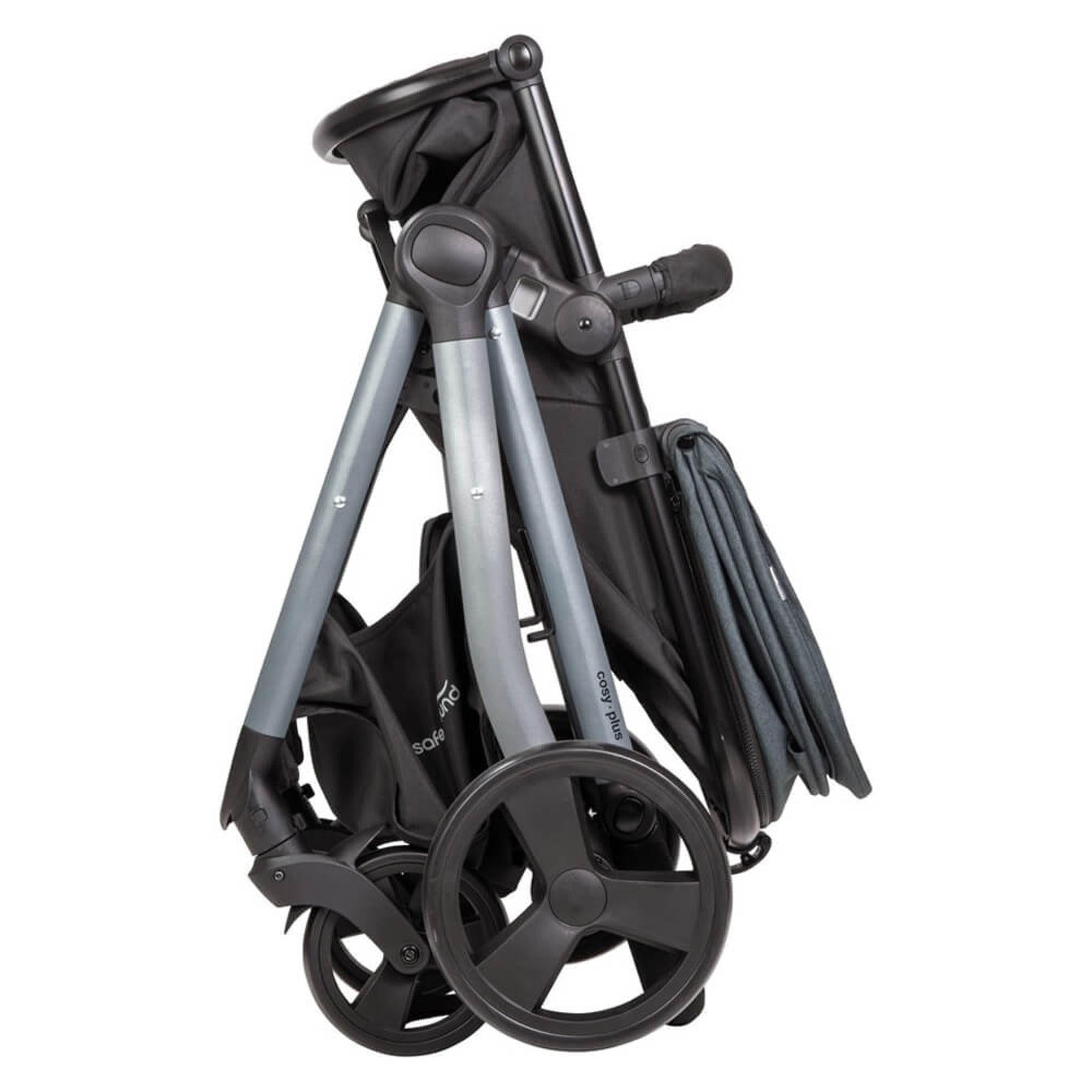 Safe-n-Sound Cosy Plus 4 in 1 Travel System Stroller BLACK MELANGE - Aussie Baby