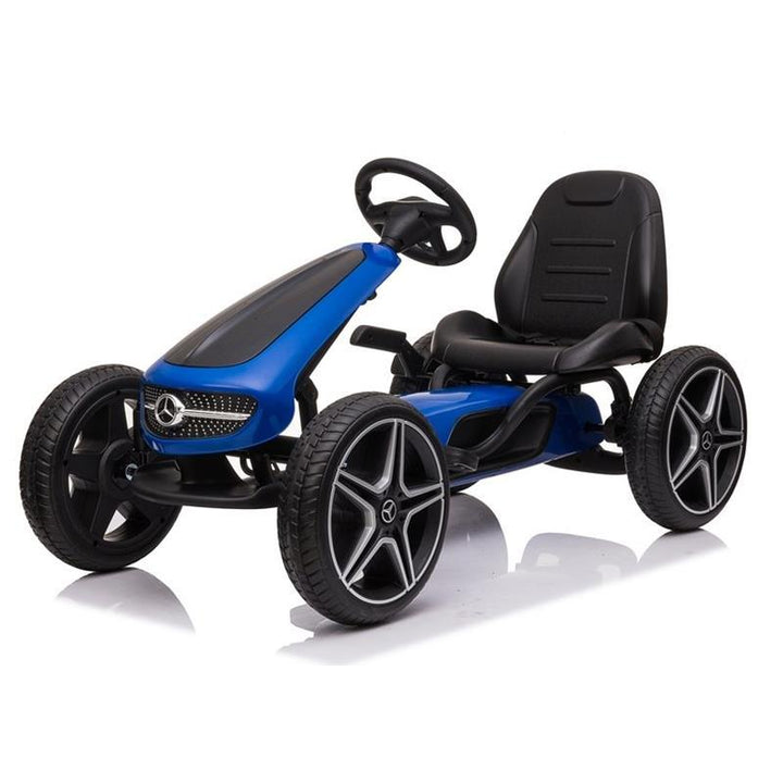 Mercedes Benz Licensed Go Kart - Blue - Aussie Baby