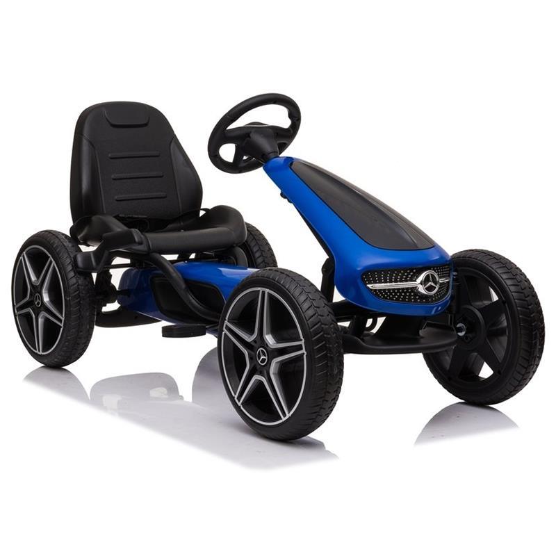Mercedes Benz Licensed Go Kart - Blue - Aussie Baby