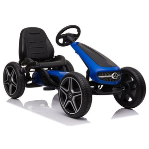 Mercedes Benz Licensed Go Kart - Blue - Aussie Baby