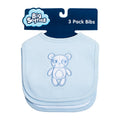 Big Softies Applique & Printed Bibs (3 pack) - Blue